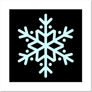 Holiday Snowflake Posters and Art